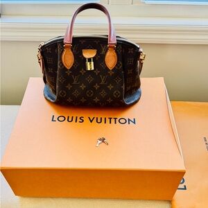 LOUIS VUITTON Rivoli PM crossbody Handbag M44543 Monogram canvas leather used LV